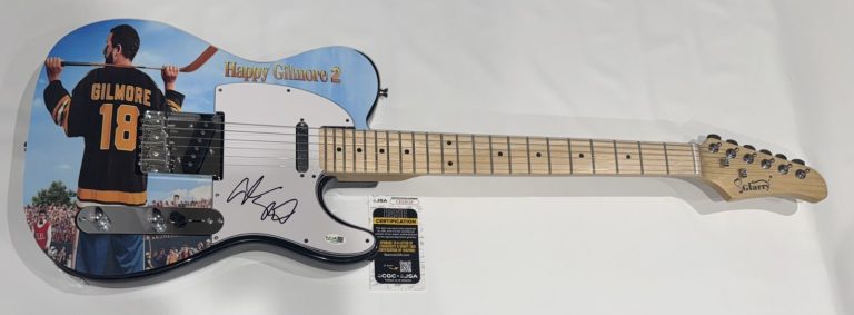 ADAM SANDLER SIGNED CUSTOM HAPPY GILMORE 2 ELECTRIC GUITAR JSA COA