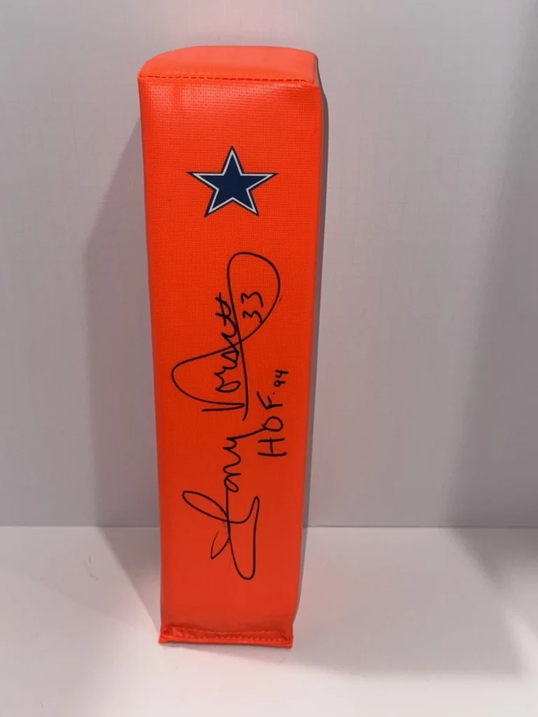 TONY DORSETT SIGNED TOUCHDOWN PYLON DALLAS COWBOYS FOOTBALL