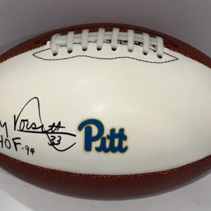 TONY DORSETT SIGNED FOOTBALL PITT PANTHERS PITTSBURGH AUTOGRAPHED