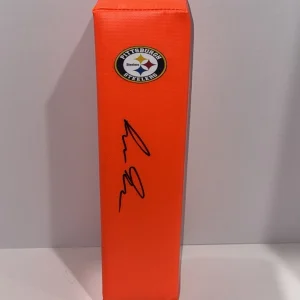 ASANTE SAMUEL JR. SIGNED TOUCHDOWN PYLON PITTSBURGH STEELERS PROOF