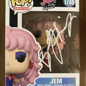 Britta Phillips 'Jem’ Signed Funko Pop Figure Beckett COA