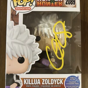 Cristina Vee ‘Hunter X Hunter’ Signed Funko Pop Killua Zoldyck Beckett Certified