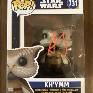 Alia Shawkat ‘Star Wars: Skeleton Crew’ Signed Funko Pop ‘Kh’ymm’ Beckett