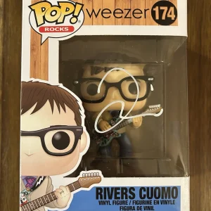 Rivers Cuomo ‘Weezer’ Band Signed Funko Pop Beckett COA Autograph