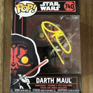 Ray Park ‘Star Wars’ Signed Funko Pop ‘Darth Maul’ Beckett Autograph