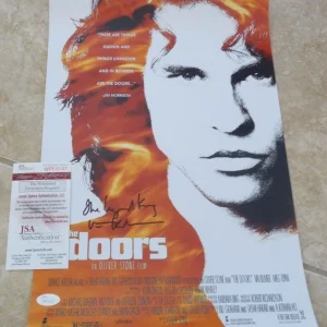 Val Kilmer The Doors The Lizard King Signed Autographe 12x18 Photo JSA Certified