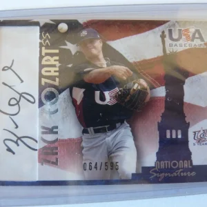 2007 USA Baseball National Signatures AUTO #64/100 Zack Cozart ROOKIE RC #A-6