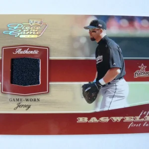 Jeff Bagwell 2002 Playoff Piece of Game Game Used Jersey POG-34 Astros 32/100