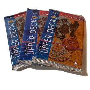 1993-94 Upper Deck Hobby Basketball Sealed Unopened Packs, Lot of 3, Series 1