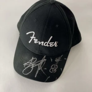 BRUCE SPRINGSTEEN SIGNED AUTOGRAPH FENDER GUITAR HAT & HAND DRAWN SKETCH W/ JSA