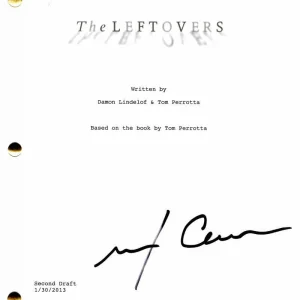 CHARLIE CARVER SIGNED AUTOGRAPH THE LEFTOVER FULL PILOT SCRIPT - THE BATMAN RARE