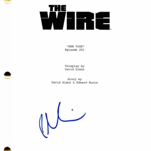 PABLO SCHREIBER SIGNED AUTOGRAPH THE WIRE FULL EPISODE SCRIPT MASTER CHIEF HALO