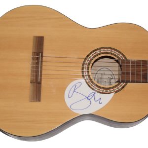 BONO U2 SIGNED AUTOGRAPH FULL SIZE FENDER ACOUSTIC GUITAR WAR VERY RARE! JSA COA