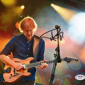 TREY ANASTASIO PHISH SIGNED AUTOGRAPH 8X10 PHOTO - UNDERMIND, BIG BOAT PSA COA
