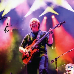 TREY ANASTASIO PHISH SIGNED AUTOGRAPH 8X10 PHOTO - FARMHOUSE, JUNTA W/ PSA COA