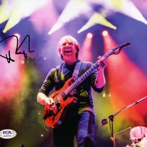 TREY ANASTASIO PHISH SIGNED AUTOGRAPH 8X10 PHOTO - ROUND ROOM, RIFT W/ PSA COA
