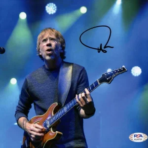 TREY ANASTASIO PHISH SIGNED AUTOGRAPH 8X10 PHOTO - JUNTA, FUEGO, HOIST PSA COA
