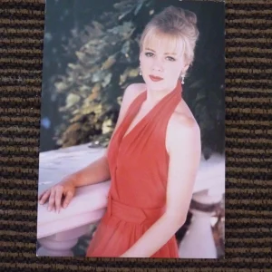 Jennie Garth Beverly Hills 90210 Postcard Fan Club PRINTED SIGNATURE #1