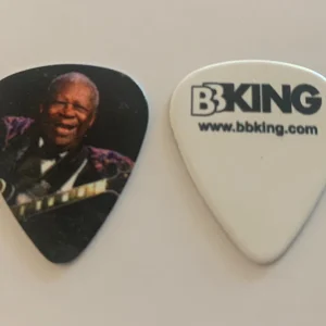 BB King King Of The Blues Music Raises Letters Tour Issued Guitar Pick