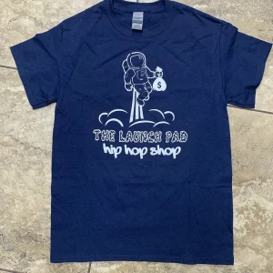 The Launch Pad Hip Hop Shop Urban Mens Small Blue T Shirt