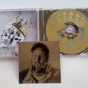 JELLYROLL BEAUTIFULLY BROKEN CD & AUTOPEN MECHANICALLY SIGNED AUTOGRAPHED CARD