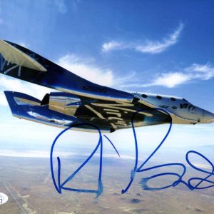 Richard Branson Signed Autograph 8x10 Photo - Virgin Galactic Unity w/ JSA COA