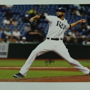 DAVID PRICE SIGNED AUTOGRAPH 16X20 PHOTO POSTER CY YOUNG WORLD SERIES CHAMP PSA