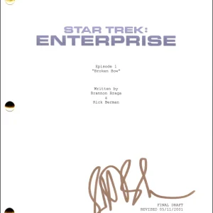 Scott Bakula Signed Autograph Star Trek Enterprise Full Pilot Script Screenplay