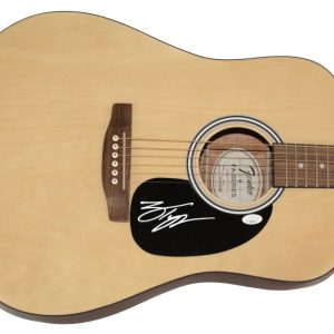 Zach Top Signed Autograph Fender Acoustic Guitar - Country Music Star w/ JSA COA