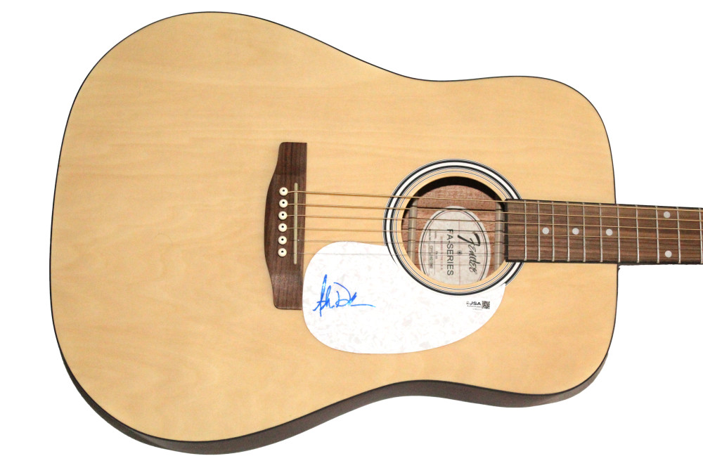 Adam Duritz Counting Crows Signed Autograph Full Size Fender Guitar W adam-duritz-counting-crows-signed-autograph-full-size-fender-guitar-w