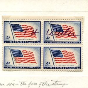 Thomas Huckle Weller Nobel Prize Medicine Virologist Polio Signed Autograph Stam