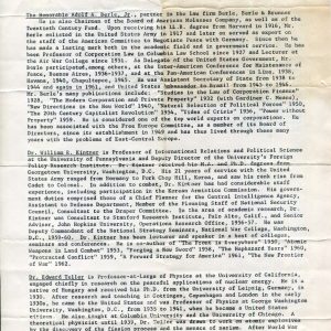 Edward Teller Father of the Hydrogen Bomb Physicist Signed Autograph Flyer JSA