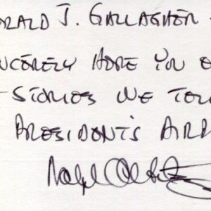 Ralph Albertazzie Air Force One Pilot Richard Nixon Eisenhower Signed Autograph