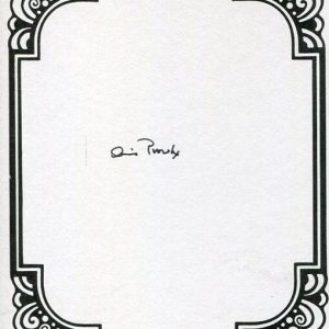 Annie Proulx The Shipping News Brokeback Mountain Signed Autograph Bookplate