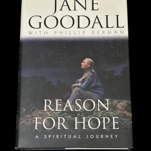 Jane Goodall Primatologist Chimpanzee Reason For Hope Signed Autograph Book JSA