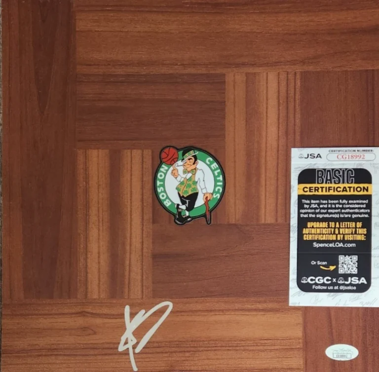 Anfernee Simons Signed Floorboard w/ JSA COA #CG18992 Boston Celtics