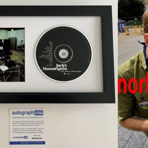 ANDREW MCMAHON JACK'S MANNEQUIN SIGNED FRAMED CD w/EXACT PROOF & AUTOGRAPH COA