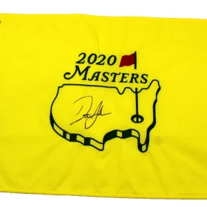 Dustin Johnson Signed Brand New 2020 Masters Flag w/Beckett BAS BT56258