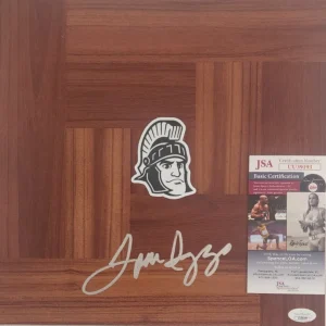 Tom Izzo Signed Floorboard w/ JSA COA #UU39193 Michigan State MSU