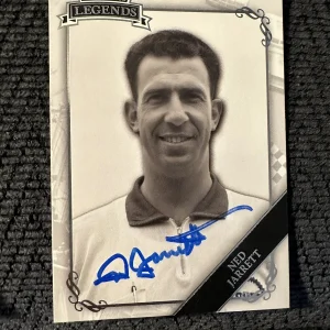 Ned Jarrett signed Nascar Trading Card Autographed Press Pass Legends