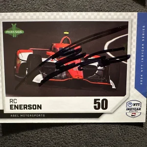 2024 Parkside Indy Car Trading Card Indianapolis 500 Signed RC Enerson