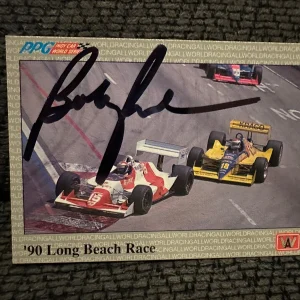 Signed Trading Card Indy 500 Car Indianapolis Bobby Rahal