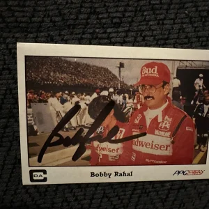 Signed Trading Card Indy 500 Car Indianapolis Bobby Rahal