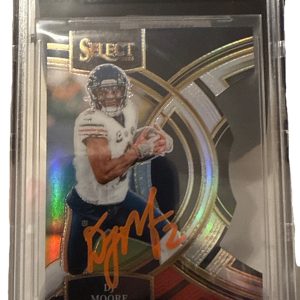 D.J. Moore signed Chicago Bears 2023 Prizm Die cut #159 Card Beckett 00018826719