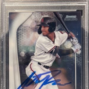 Alek Thomas signed 2020 Bowman Sterling Arizona Diamondbacks Card PSA/DNA BPR-17