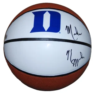 MIKE KRZYZEWSKI Signed DUKE BLUE DEVILS Coach K logo basketball BECKETT BT56344