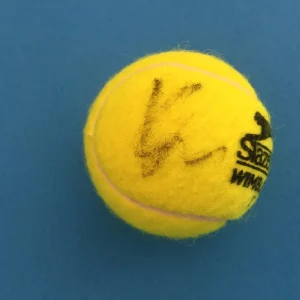 Kei Nishikori Wimbledon Slazenger Tennis Ball Signed Auto