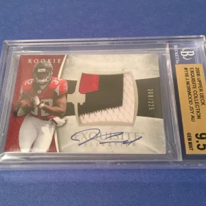 Jerious Norwood 2006 Exquisite Patch Jersey Auto /225 Rookie BGS 9.5