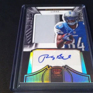 Ryan Broyles 2012 Crown Royale Football Rookie 3-CLR Patch Jersey Auto /99