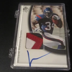 Vernand Morency 2005 SP Authentic Rookie 3-CLR Patch Jersey Auto /699